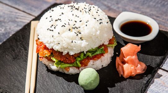 sushi burger