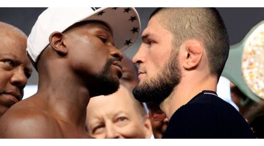 Khabib vs Mayweather gewoonvoorhem