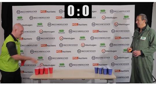 Michael van Gerwen bierpong