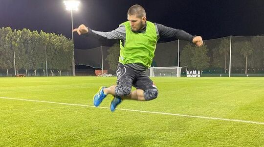 Khabib Nurmagomedov voetbal