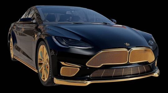 Gouden Tesla