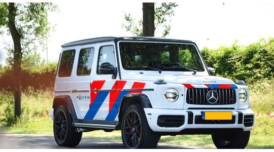Mercedes G-wagon politie