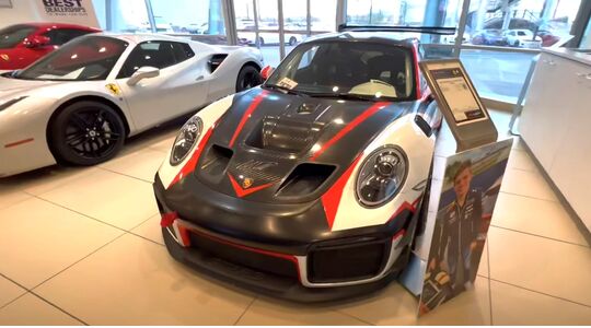 auto Max Verstappen Porsche 911 GT2 RS Clubsport