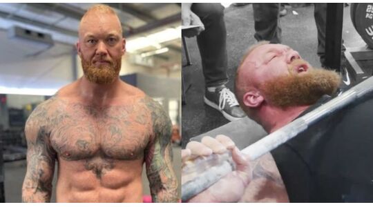 Hafthor Björnsson blessure