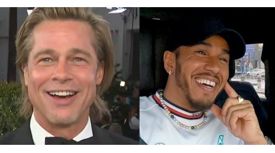 lewis hamilton brad pitt apex